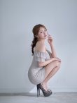 モデル：かるあ　身長：156cm　着用サイズ：Sサイズ