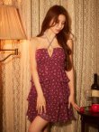 ワインレッド　モデル：ももか　身長：156cm　着用サイズ：Sサイズ
