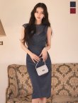 ネイビー モデル：ゆりお　身長：165cm　着用サイズ：Sサイズ
