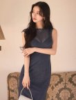 ネイビー モデル：ゆりお　身長：165cm　着用サイズ：Sサイズ