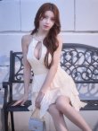 ホワイト モデル：ももか　身長：156cm　着用サイズ：Sサイズ