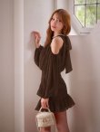 ブラウン　モデル：るりぴ　身長：165cm　着用サイズ：Sサイズ