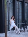 ホワイト モデル：ももか　身長：156cm　着用サイズ：Sサイズ