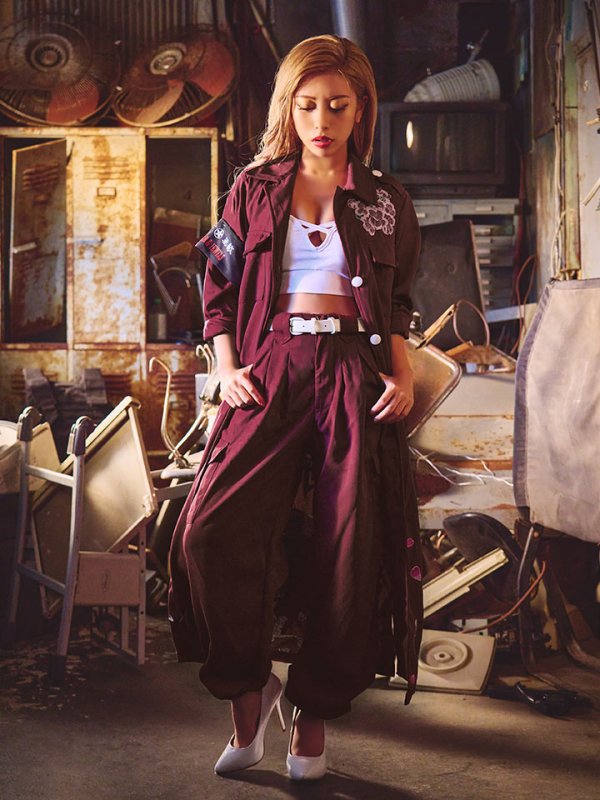 画像7: 【即日発送】特攻服コスプレセット【sugar nineハロウィン4点セット】【S-XLサイズ/6カラー】(7137SB)[HC02] (7)