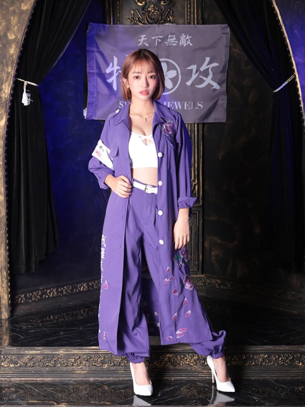 画像6: 【即日発送】特攻服コスプレセット【sugar nineハロウィン4点セット】【S-XLサイズ/6カラー】(7137SB)[HC02] (6)