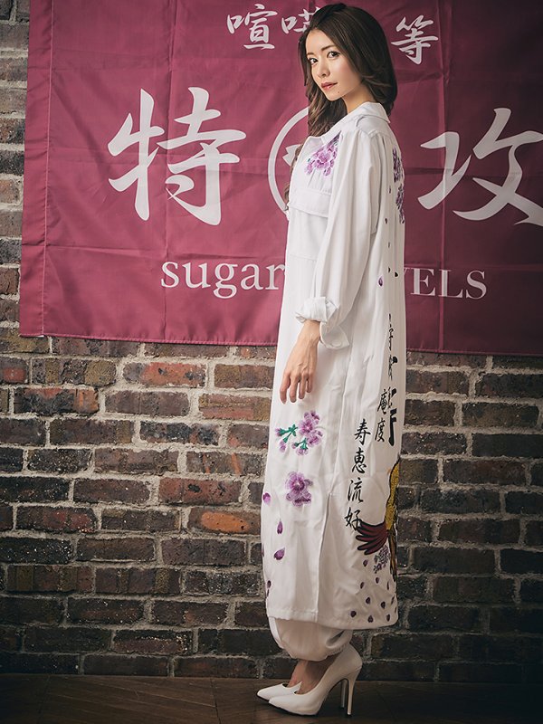 画像7: 【即日発送】特攻服コスプレセット【sugar nineハロウィン4点セット】【S-XLサイズ/6カラー】(7137SB)[HC02] (7)