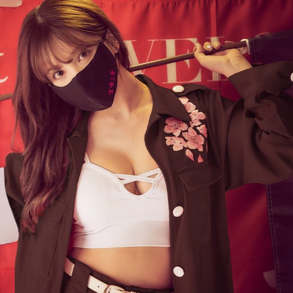 画像5: 【即日発送】特攻服マスク【ハロウィン小物】[HC03-U] (5)