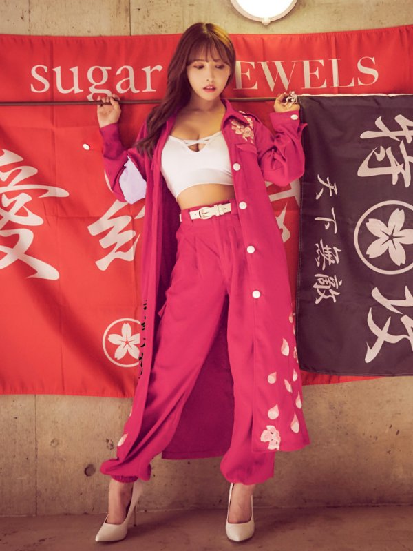 画像8: 【即日発送】特攻服コスプレセット【sugar nineハロウィン4点セット】【S-XLサイズ/8カラー】(6444SB)[YMT] (8)