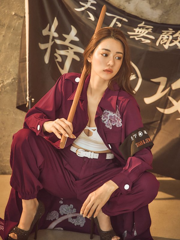 画像16: 【即日発送】【ハロウィン】特攻服コスプレセット【コスプレ4点セット】【S-XLサイズ/8カラー】(7137SB)[HC02] (16)