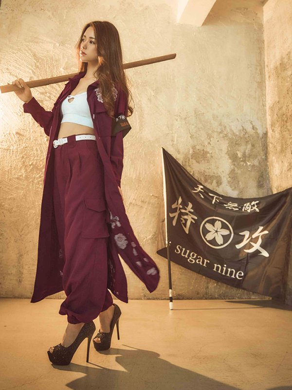 画像18: 【即日発送】【ハロウィン】特攻服コスプレセット【コスプレ4点セット】【S-XLサイズ/8カラー】(7137SB)[HC02] (18)