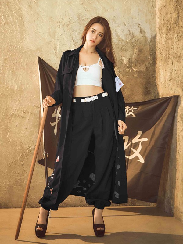 画像3: 【即日発送】【ハロウィン】特攻服コスプレセット【コスプレ4点セット】【S-XLサイズ/8カラー】(7137SB)[HC02] (3)