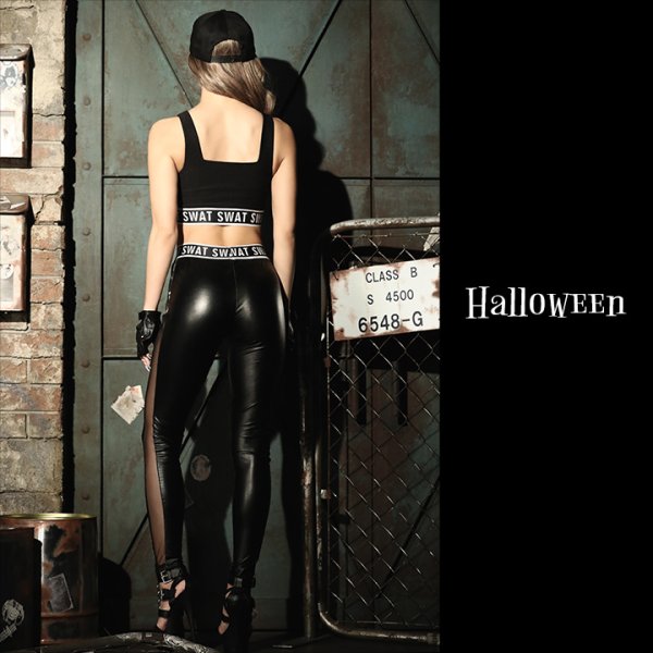 画像5: 【SALE!!】【即日発送】【ハロウィン5点セット】MA-1付きSWATコスプレ【S-Lサイズ/1カラー】（HC206SB_B / SDELIGHT-658）[OF01] (5)