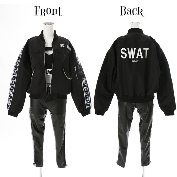 画像10: 【SALE!!】【即日発送】【ハロウィン5点セット】MA-1付きSWATコスプレ【S-Lサイズ/1カラー】（HC206SB_B / SDELIGHT-658）[OF01] (10)