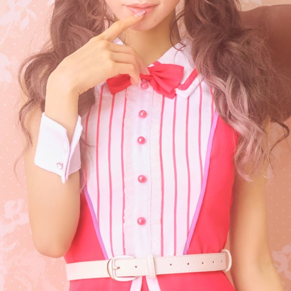 画像5: 【SALE!!】【即日発送】ピンクドールバニー【ハロウィンコスプレ5点セット】【S-XLサイズ/1カラー】[OF01] (5)