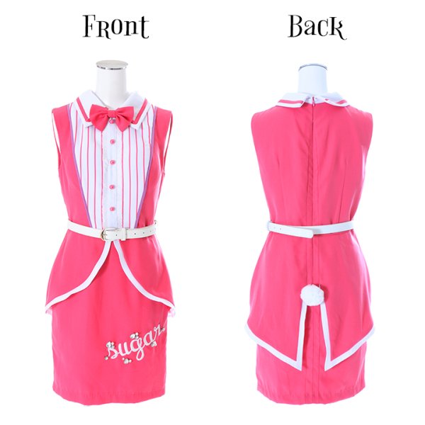 画像9: 【値下げ！】【即日発送】【ハロウィンコスプレ5点セット】ピンクドールバニー【S-XLサイズ/1カラー】（ W001795/ SAMU20P）[HC03] (9)