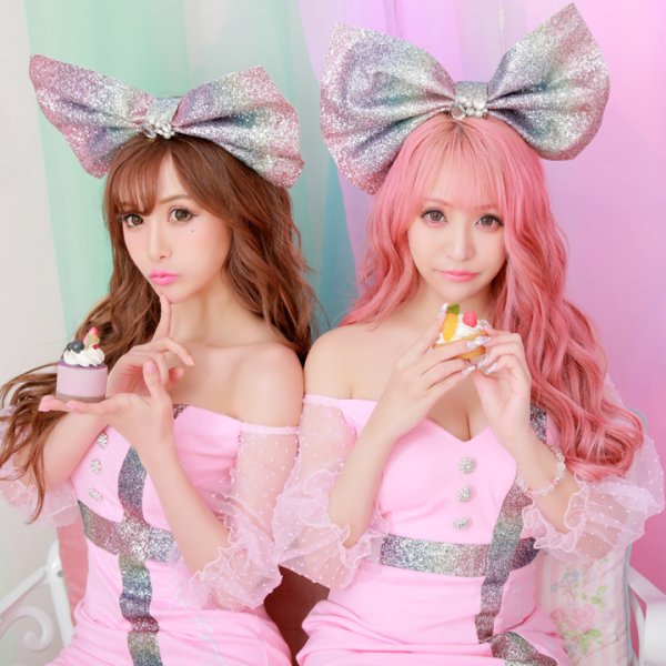 画像8: 【SALE!!】【即日発送】【ハロウィン2点セット】BIGリボンドールコスプレセット【S?Lサイズ/1カラー】[HC02] (8)