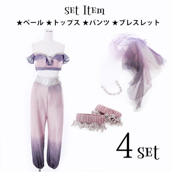 画像18: 【即日発送】アラビアンガール/アラジンコスプレセット【ハロウィン4点セット】【S-Mサイズ/2カラー】[HC02] (18)