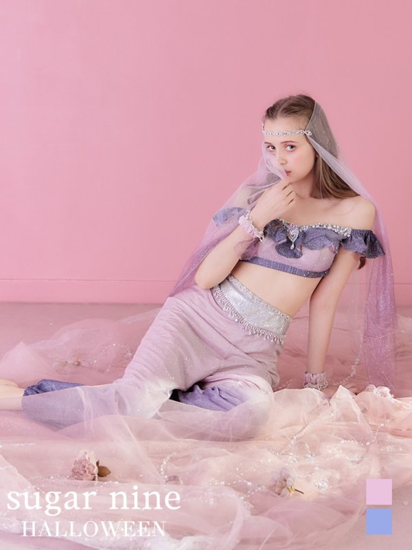 画像3: 【即日発送】アラビアンガールコスプレセット【ハロウィン4点セット】【S-Mサイズ/2カラー】[HC03] (3)