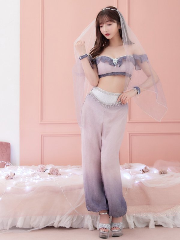 画像7: 【即日発送】アラビアンガール/アラジンコスプレセット【ハロウィン4点セット】【S-Mサイズ/2カラー】[HC03] (7)