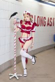 画像3: 【送料無料！】【ハロウィン】ポイズンルージュサキュバスナース【コスプレ13点SET】【Fサイズ】[OF03]モデル着用 (3)
