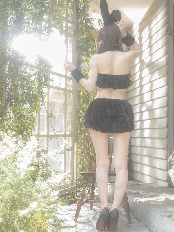 画像9: もこもこバニーコスプレ/アニマルコスプレセット【sugar nineハロウィンコスプレ6点セット】【FREEサイズ/1カラー】[HC03] (9)