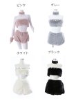 画像16: もこもこバニーコスプレ/アニマルコスプレセット【sugar nineハロウィンコスプレ6点セット】【FREEサイズ/4カラー】[YMT] (16)