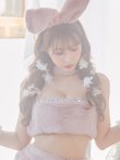 画像5: もこもこバニーコスプレ/アニマルコスプレセット【sugar nineハロウィンコスプレ6点セット】【FREEサイズ/4カラー】[YMT] (5)