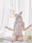 画像10: もこもこバニーコスプレ/アニマルコスプレセット【sugar nineハロウィンコスプレ6点セット】【FREEサイズ/4カラー】[YMT] (10)