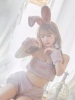 画像12: もこもこバニーコスプレ/アニマルコスプレセット【sugar nineハロウィンコスプレ6点セット】【FREEサイズ/4カラー】[YMT] (12)