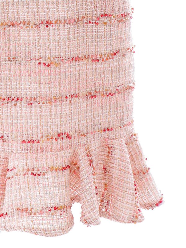 画像20: SALE!ツイードマーメイドスカートドレス/ボーダー柄/谷間隠し/背中隠し/ノースリーブ/フリル袖/ミニドレス/キャバドレス 【S-Lサイズ/1カラー】[HC02-X] 【SB】dzw (20)