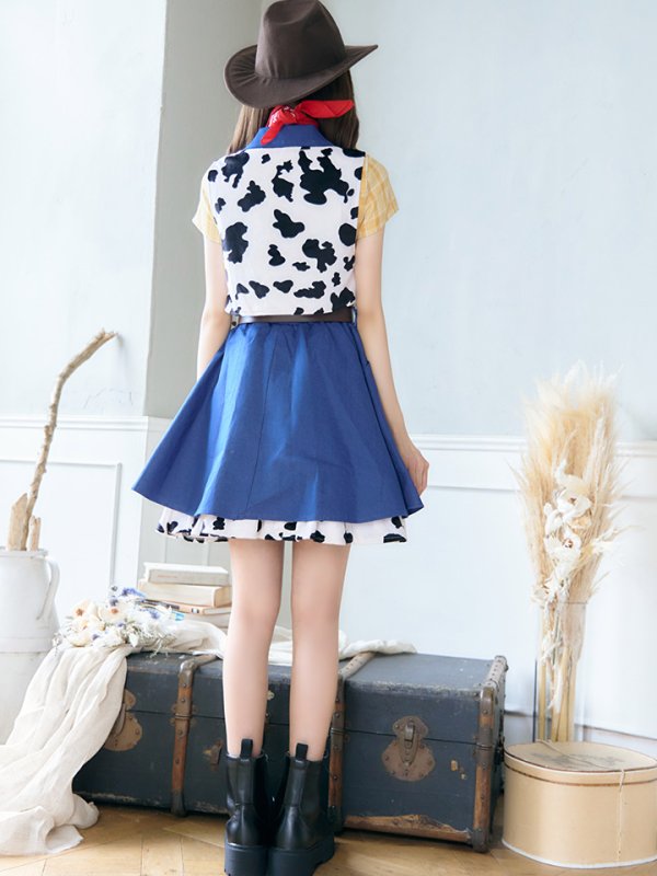 画像6: 【SALE!!】【即日発送】カウガールコスプレセット【sugar nineハロウィンコスプレ5点セット】【S-XLサイズ/1カラー】【OF01】 (6)