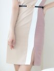 画像6: SALE!トリコロールカラーノースリーブドレス/無地/ノースリーブ/ベルト/胸元隠し/背中隠し/タイト/ミディアム/キャバドレス/ミニドレス【S-Lサイズ/2カラー】[OF01] 【SB】dzw (6)