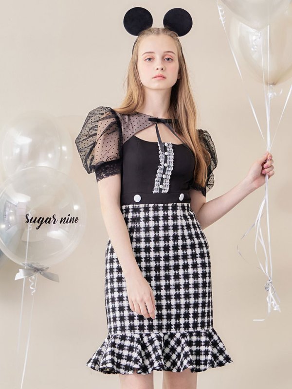 画像4: 【SALE!!】【即日発送】ブラックマウスコスプレ/ワンピースコスプレ【sugar nineハロウィン2点セット】【S-Lサイズ/1カラー】[OF01] (4)