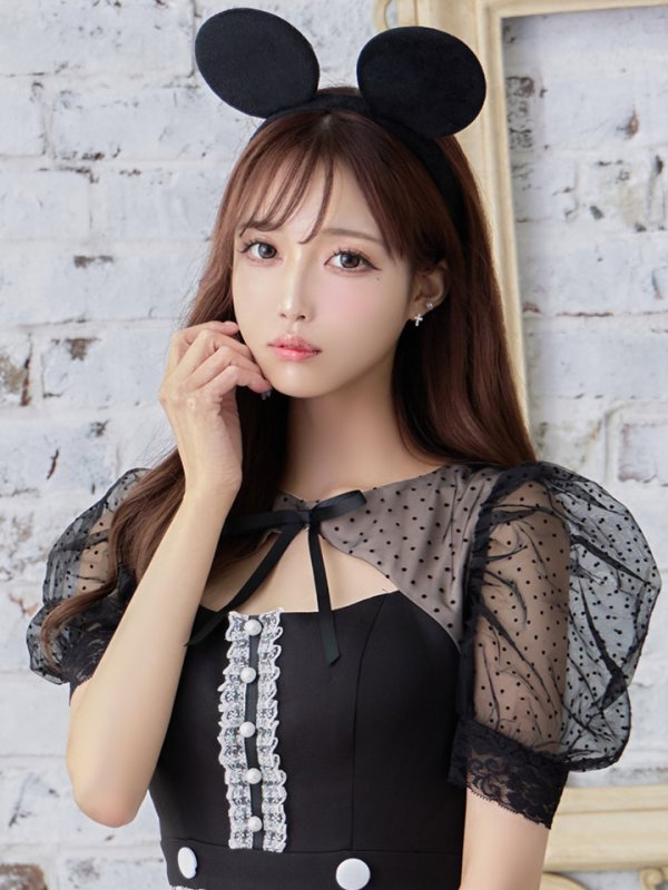 画像7: 【SALE!!】【即日発送】ブラックマウスコスプレ/ワンピースコスプレ【sugar nineハロウィン2点セット】【S-Lサイズ/1カラー】[OF01] (7)