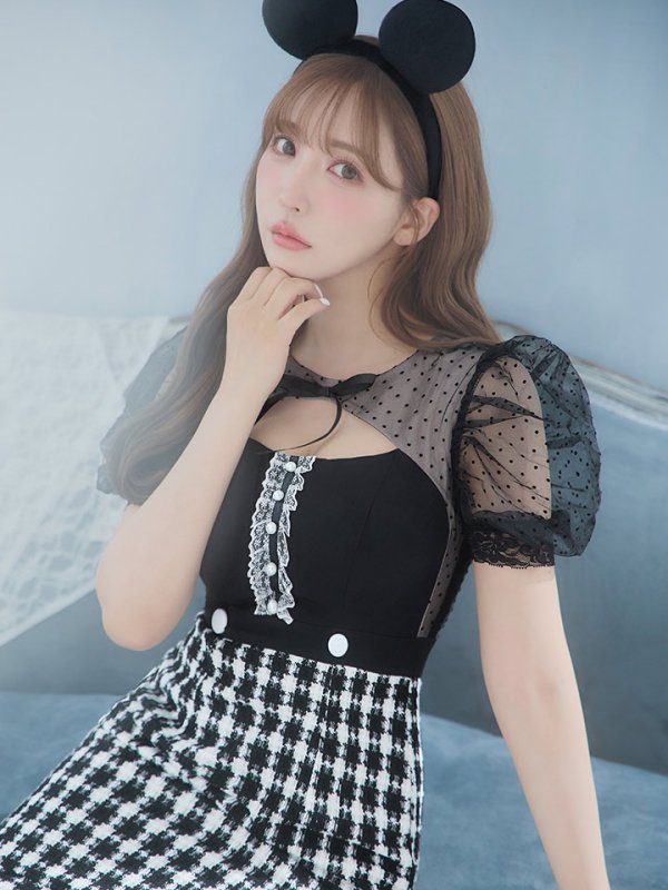 画像13: 【SALE!!】【即日発送】ブラックマウスコスプレ/ワンピースコスプレ【sugar nineハロウィン2点セット】【S-Lサイズ/1カラー】[HC03] (13)