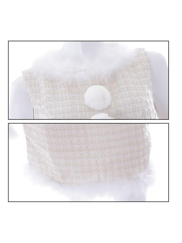 画像33: 【サンタセール！】ミディアム丈/ ツイード/ ワンピースタイトサンタ【sugar nine サンタコス 5点セット】【XS-XLサイズ/3カラー】[YMT] (33)