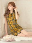 画像27: SALE!タータンチェックタイトドレス/ノースリーブ/ファスナー/胸元隠し/背中隠し/タイト/ミニドレス/キャバドレス/パッド無し/ワンピース 【XS-Lサイズ/3カラー】[OF04]【SB】dzw (27)