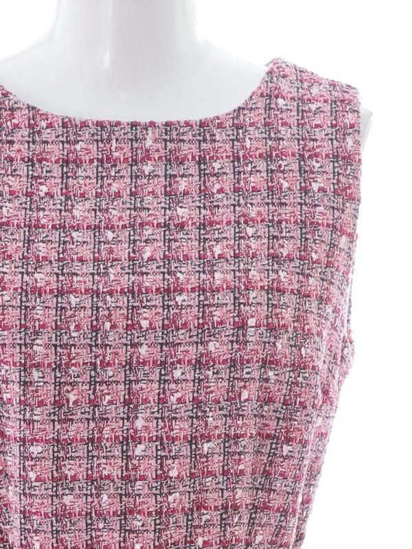 画像33: SALE!【新色登場！】ノースリーブツイードドレス/胸元隠し/背中隠し/ミニドレス/キャバドレス/パッド無し/ワンピース【XS-Lサイズ/3カラー】[HC02-X] 【SB】 (33)