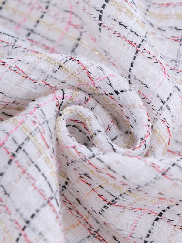 画像20: ミックスツイードミニドレス/ツイード/半袖/胸元隠し/背中隠し/タイト/ボタン/パッド無し/キャバドレス【S-Lサイズ/1カラー】[HC02-X] 【SB】dzj (20)