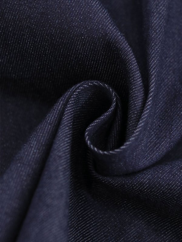 画像19: SALE!デニムフレアワンピース/ワンカラー/ジップアップ/ショートスリーブ/谷間隠し/背中隠し/ワンピース/キャバドレス/ パッド無し【S-Lサイズ/1カラー】[HC02-U]【SB】dzw (19)