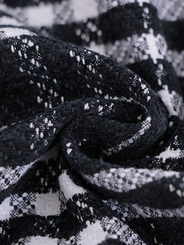 画像18: ツイードチェックドレス/セットアップ/フリル/パールボタン/マーメイドスカート/胸元隠し/背中隠し/ミニドレス/キャバドレス【S-Mサイズ/2カラー】[HC02-X]【SB】dzw (18)