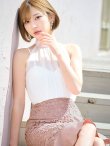 画像10: SALE!【sifeel/シフィール】刺繍レースマーメイドスカートドレス/ハイネック/シフォンレース/ノースリーブ/胸元隠し/ミディアムドレス/キャバドレス 【S-Mサイズ/1カラー】[OF04] 【SB】dzy (10)