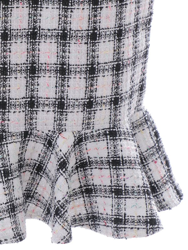 画像17: SALE!ツイードマーメイドドレス/チェック柄/ジップアップ/ミニドレス/キャバドレス【S-Lサイズ/2カラー】[OF01A] 【SB】dzw (17)