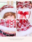画像8: 【クリスマスコスプレ10点セット】【Malymoon/マリームーン】レディチェックリュバンサンタ【2サイズ/1カラー】【予約/12月上旬発送予定】[HC03] (8)