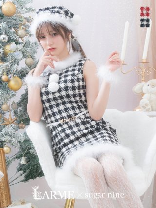 サンタ / JEWELS】デザイン：チェック柄 - ドレスショップ Jewels