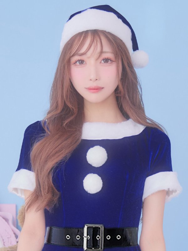 画像36: 【一部予約 / 11月上旬発送予定】【サンタコス 5点セット】【S-Lサイズ/2カラー】シンプルフレアサンタ[YMT] (36)