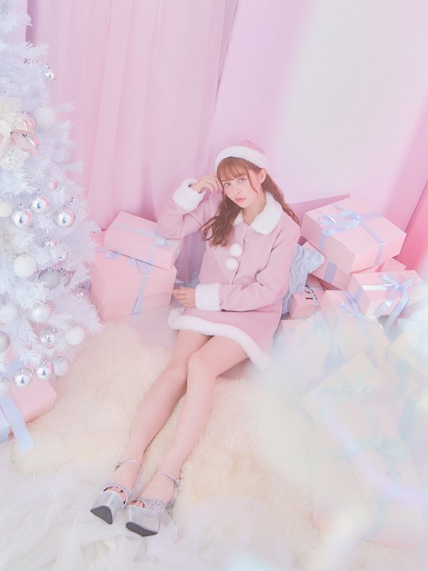 画像6: 【サンタセール！】【サンタコス 4点セット】【S-Mサイズ/2カラー】ジャケットセットアップサンタ[YMT] (6)