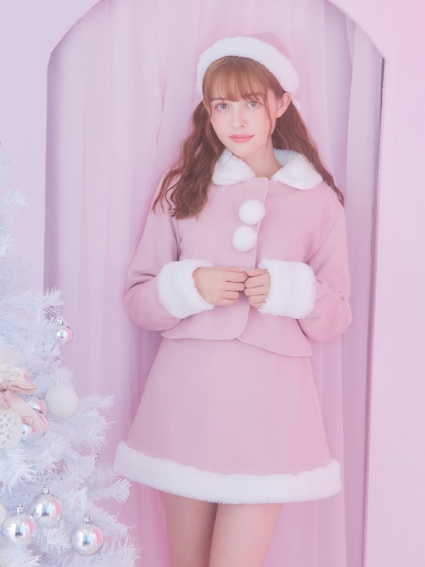 画像14: 【サンタセール！】【サンタコス 4点セット】【S-Mサイズ/2カラー】ジャケットセットアップサンタ[YMT] (14)