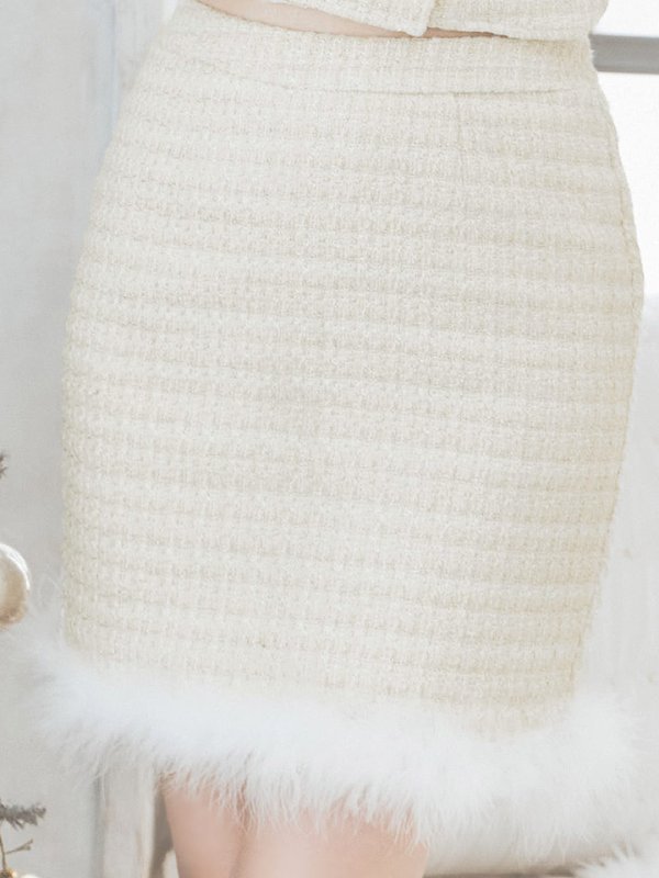 画像17: 【サンタSALE!!】【サンタコス 3点セット】【XS-Lサイズ/2カラー】ロングスリーブツイードサンタコスプレ[OF01] (17)