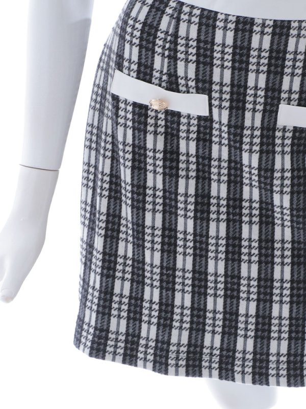 画像19: SALE!チェックセットアップドレス/胸元隠し/背中隠し/キャバドレス/ミニドレス【XS-Mサイズ/1カラー】[HC02-X] 【SB】dzk (19)